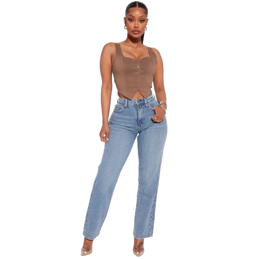 Fashion Nova 90s Straight Leg Jeans